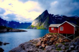 dom w stylu norweskim
